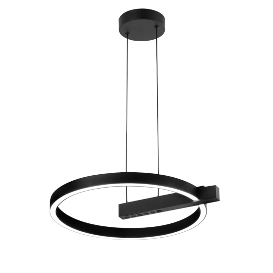 Modern Round Chandelier with Pipe