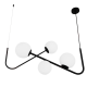 Modern Crossing Pendant Light
