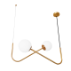 Modern Crossing Pendant Light
