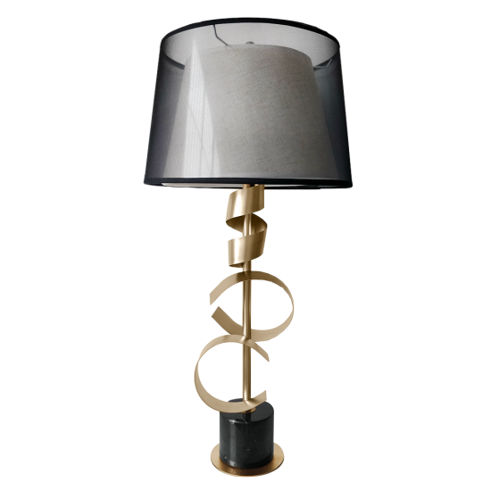 Metal Ribbon Modern Table Lamp Metal Ribbon Modern Table Lamp